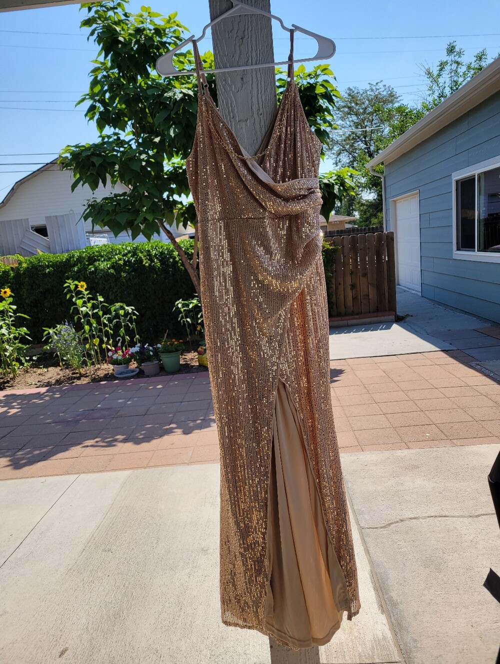 Tan Dress